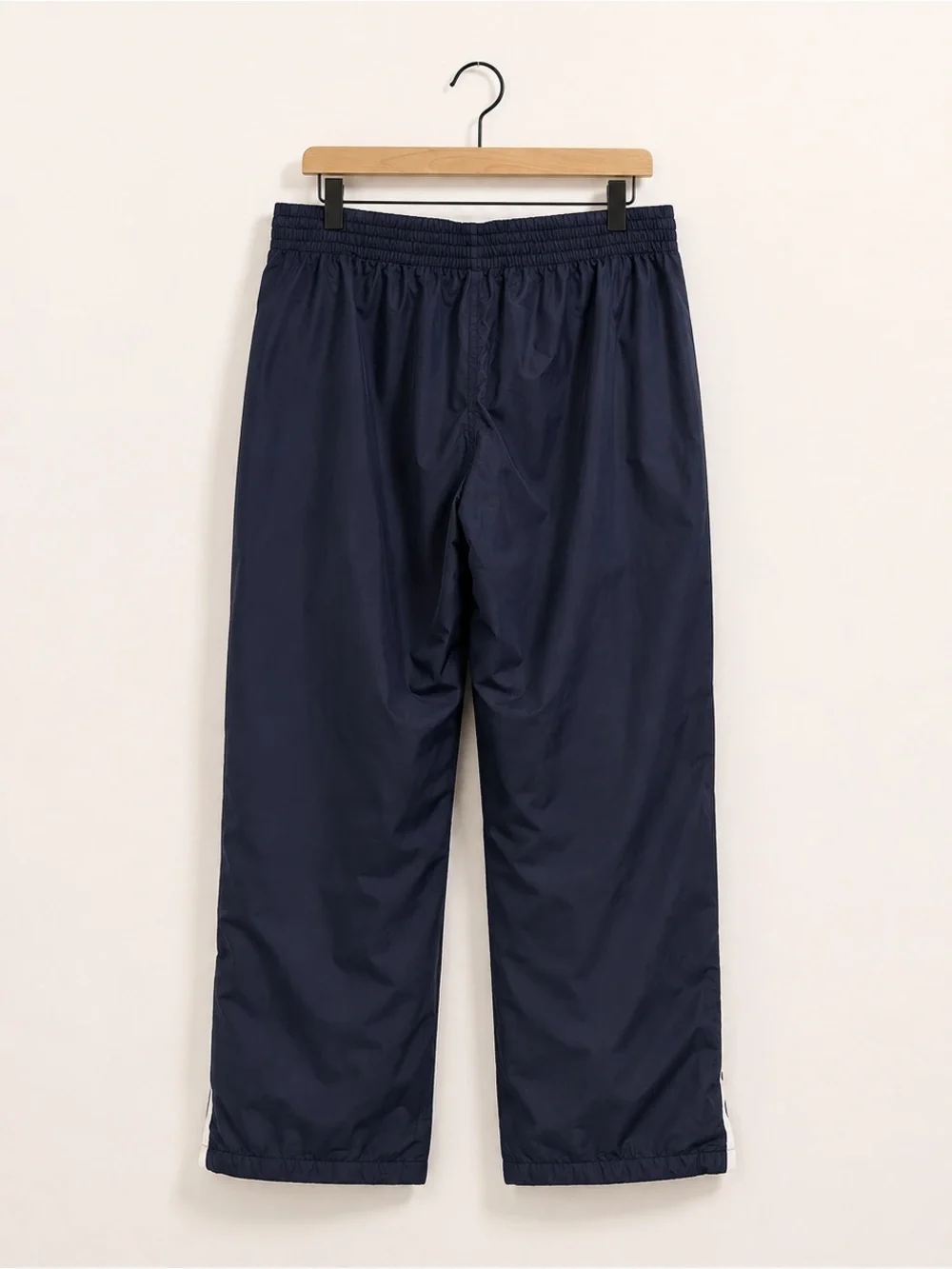 Nike Navy Mesh Lined Track Pants Zip Hem Athletic Windbreaker Pants L‎